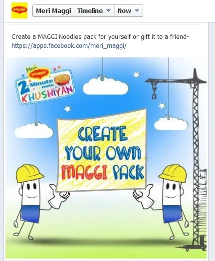 Create your own maggi pack