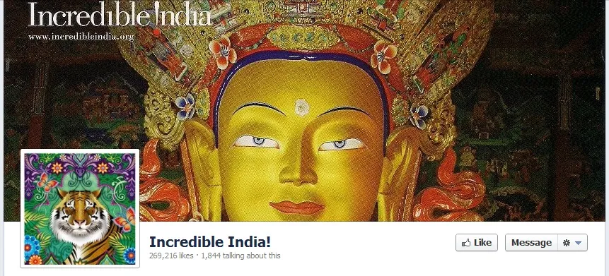 Incredible India facebook page