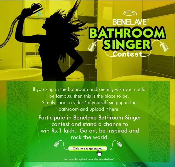 benelave bathroom singer contest