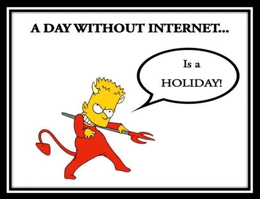 A day without internet