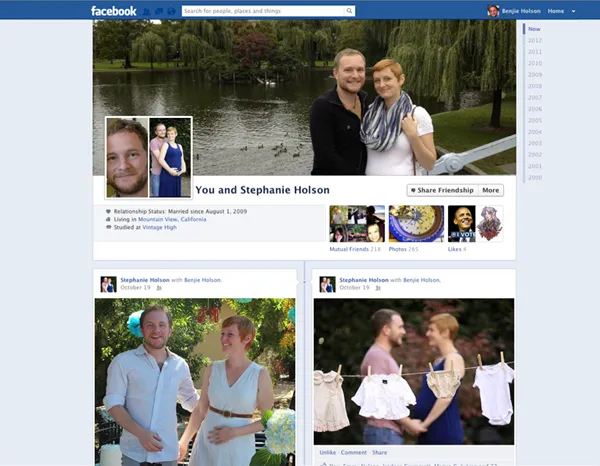 Facebook Friendship page couple