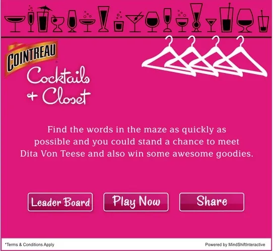 cointreau India - Cocktails and Closet Contest