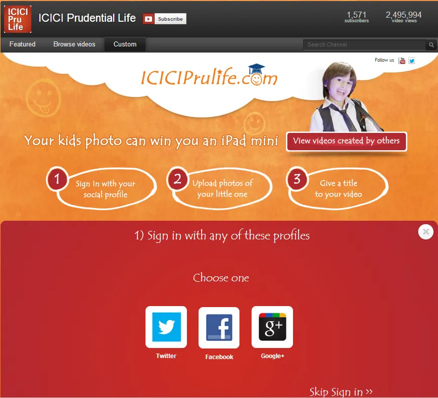 ICICI Prudential Life Social media campaign review YouTube