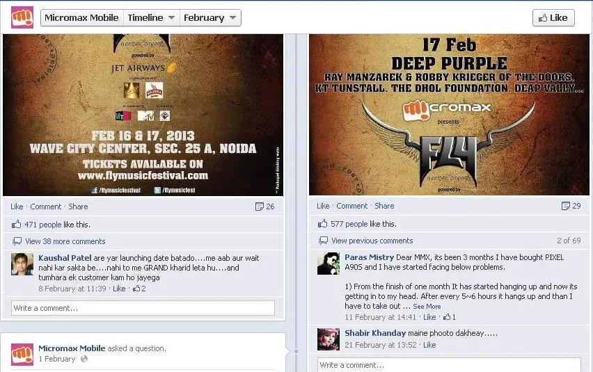 micromax facebook page