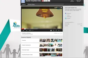 Youtube channel for Apollo Hospitals