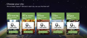 Xperia Smart Challenge Choose City