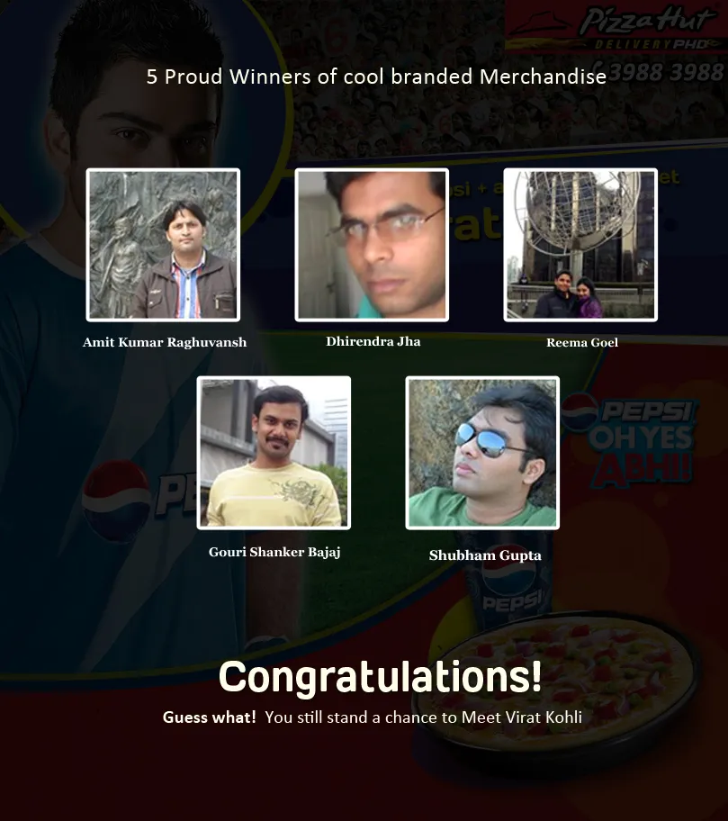 Social Media Campaign Review: Pizza Hut Meet and Greet Virat Kohli Contest 2