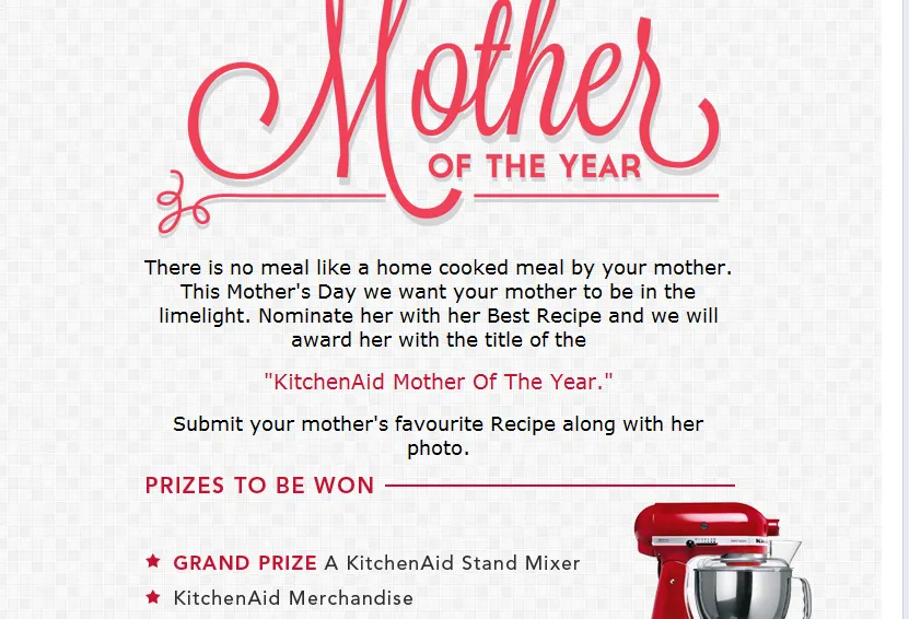 mother contest details