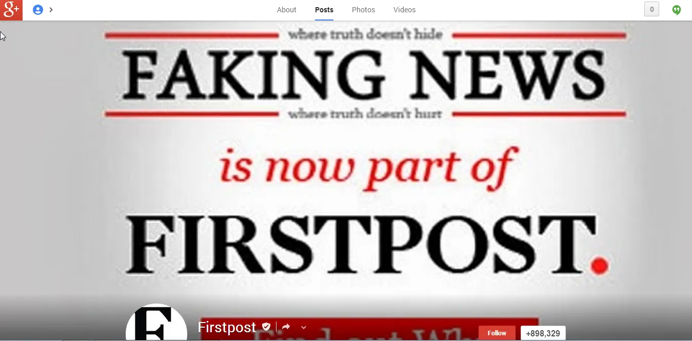 Firstpost Google Plus Cover Photo