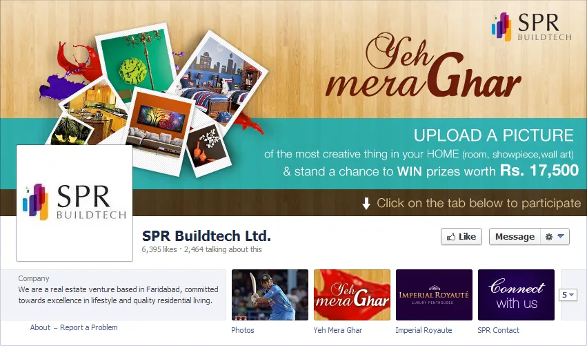 SPR Buildtech Facebook profile