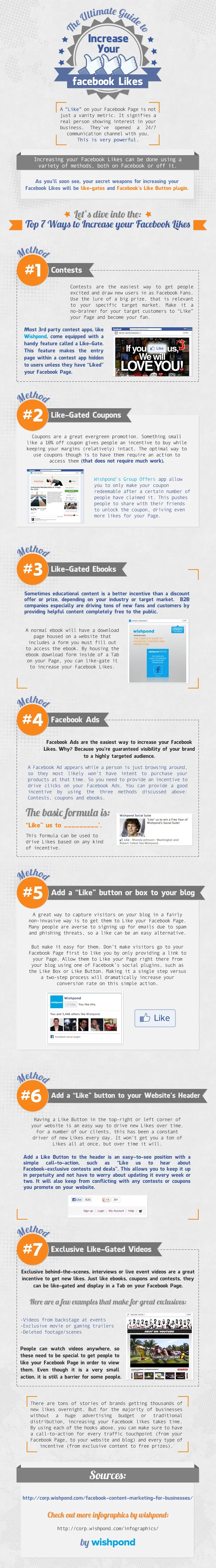 Increase Facebook Likes Infographic