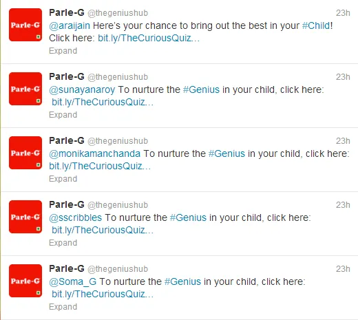 Tweets by the genius hub parle g