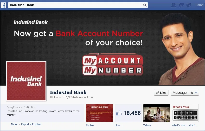 IndusInd Bank Facebook Cover