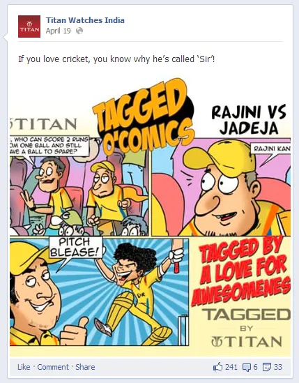 Titan India Facebook Post
