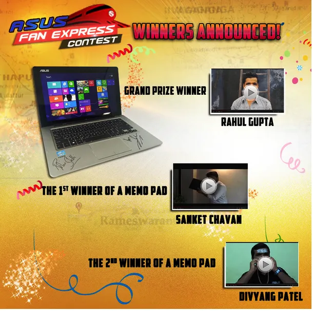 asus fan express contest