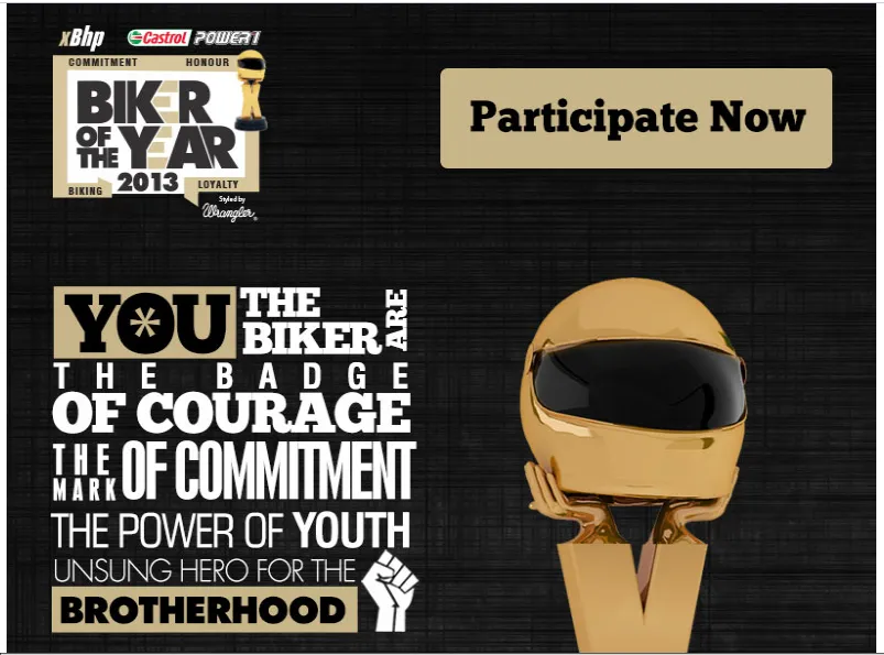 castrol biker of the year campaign