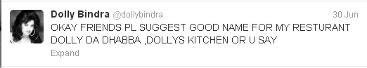 dolly bindra tweets