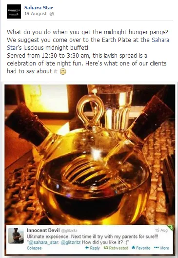 sahara star facebook post