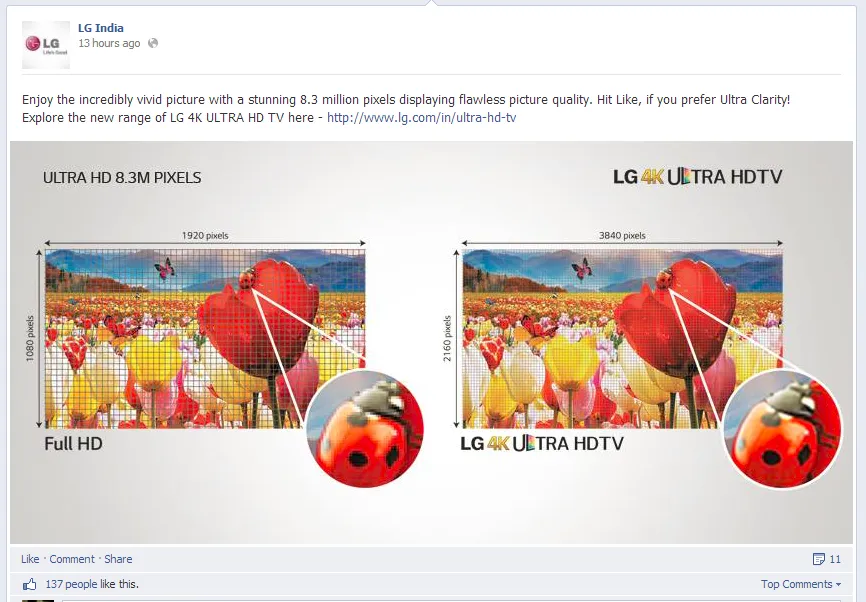 LG India Facebook Promotion