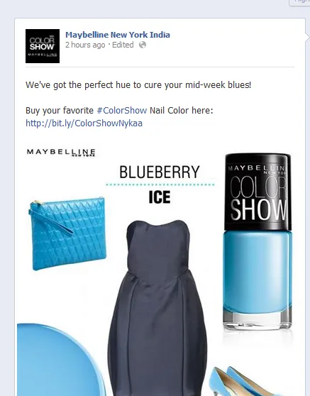 maybelline color show Facebook Post