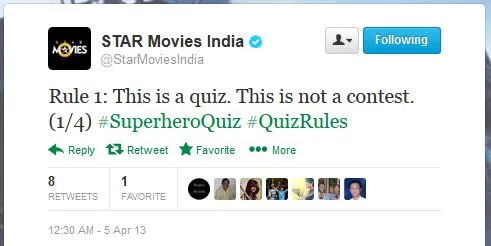 star movies india contest tweet