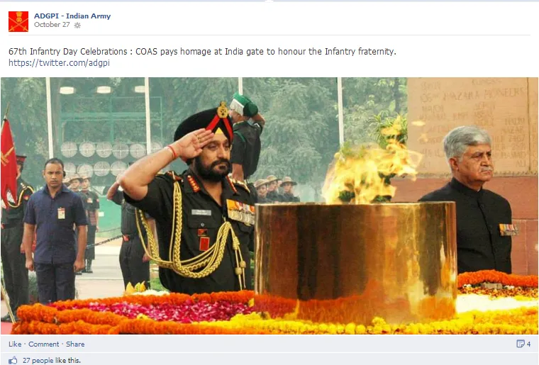 ADGPI   Indian Army on Facebook