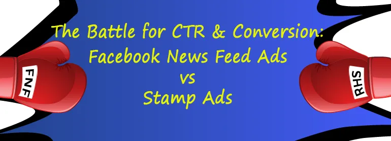 Facebook News Feed vs Stamp Ads