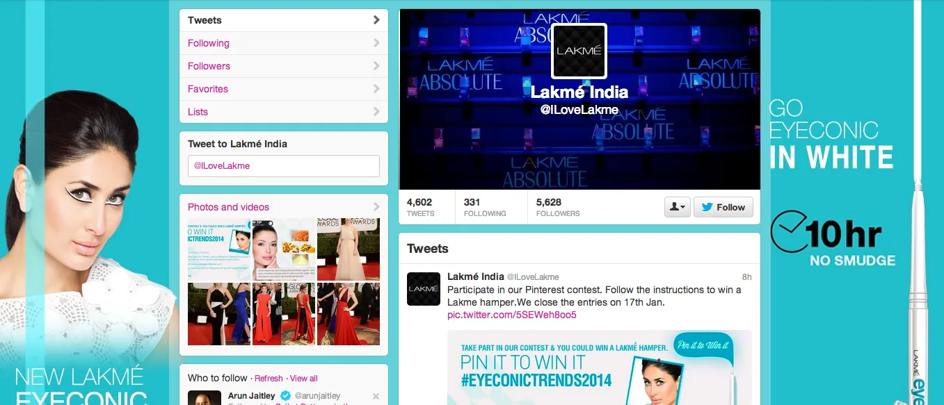 Indian Personal care brands on Social Media strategy lakme