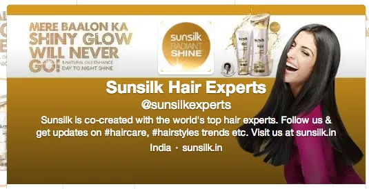 Indian Personal care brands on Social Media strategy sunsilk