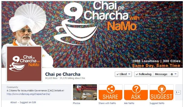Chai pe Charcha facebook page
