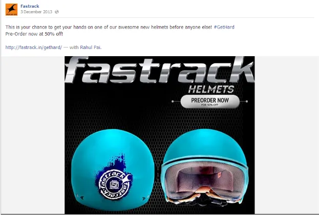 Fastrack Facebook Post 