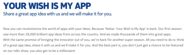 Nokia YMWA campaign review 