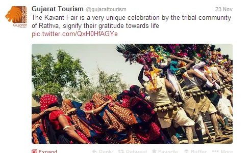 gujarat tourism tweet