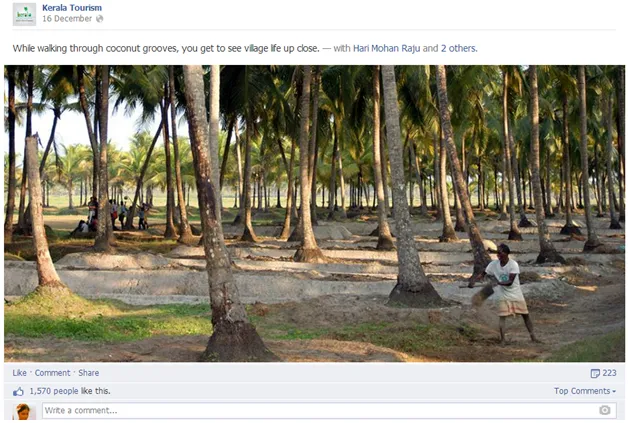 kerala tourism facebook post