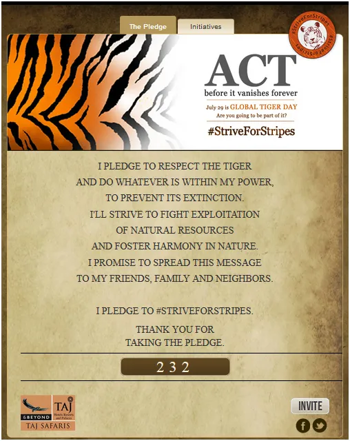 ACT save tiger