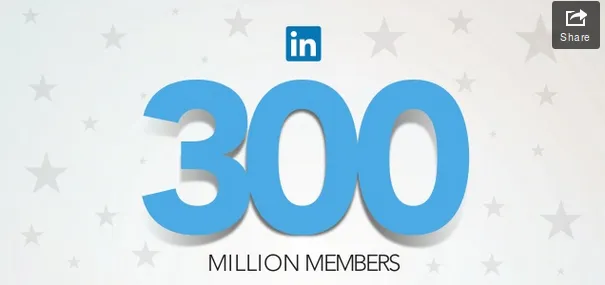 linkedin 300 million users