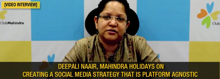 Deepali Naair creating social media strategy