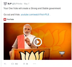 Modi - One Vote youtube