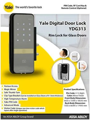 yale digital door lock
