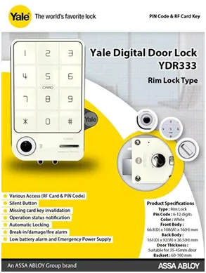 yale digital lock