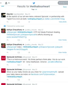 SpiceJet Twitter Campaign