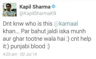 Kapil Sharma Twitter Fight With KRK
