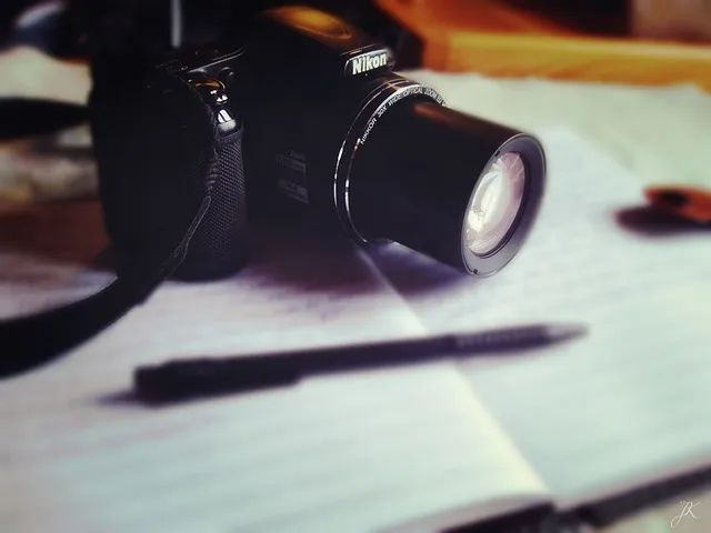 camera writing pen paper