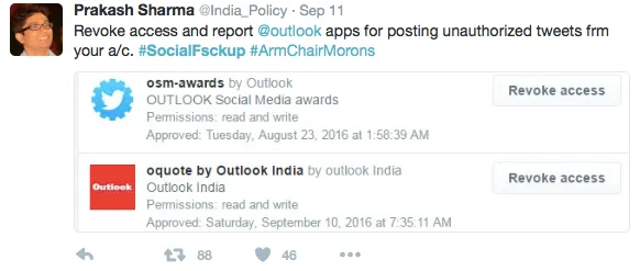 Outlook Social Media Awards