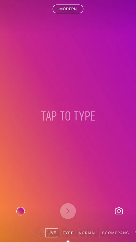 Instagram Type