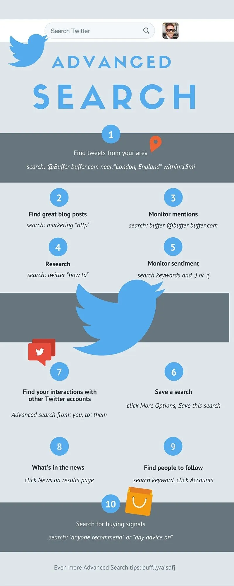 how to use Twitter Advanced Search