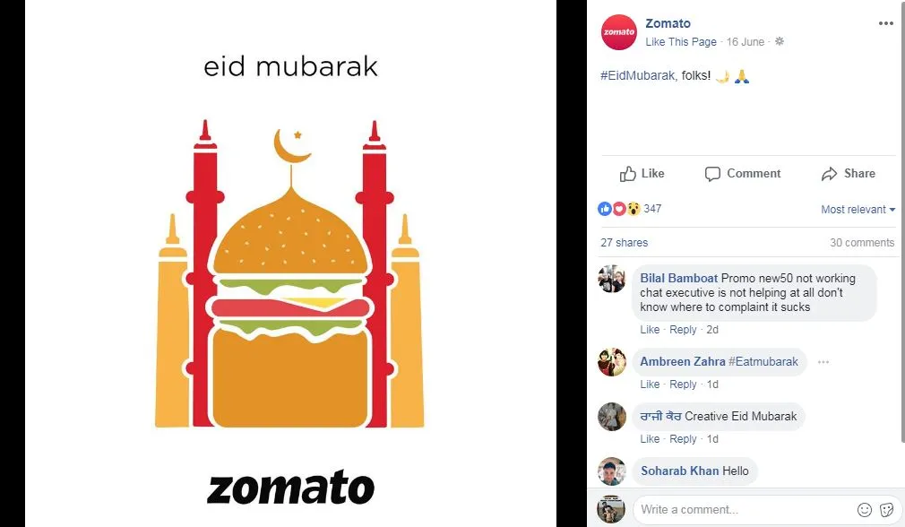 Eid campaigns