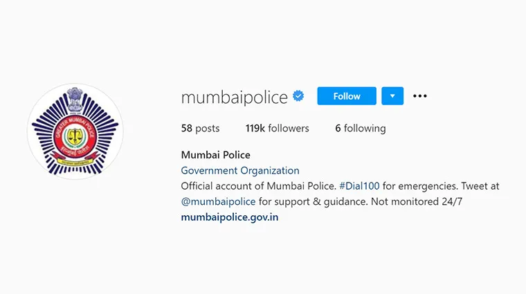 Mumbai Police Instagram