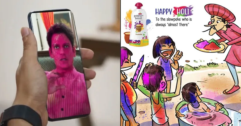 Holi 2021 Campaigns & Creatives paint old traditions with new colors |  Social Samosa